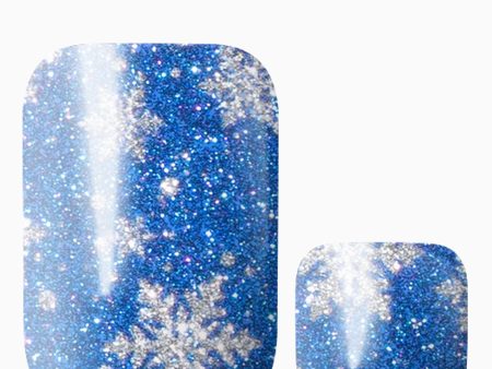 Snow - Blue (Glitter Pedicure) on Sale