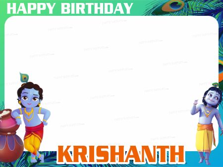 Little Krishna Theme Photobooth Online Hot Sale