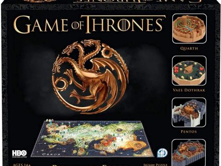 Puzzle - 4D Cityscape - Game of Thrones: Puzzle of Essos (1391 Pieces) Supply