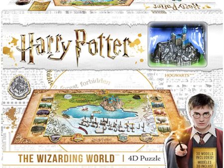 Puzzle - 4D Cityscape - Harry Potter: The Wizarding World (892 Pieces) For Cheap