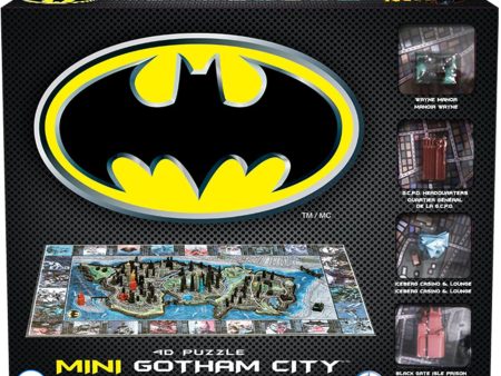 Puzzle - 4D Cityscape - Batman: Mini Gotham City (839 Pieces) Sale