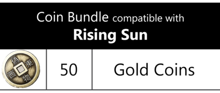 Top Shelf Gamer - Metal Coin Bundle compatible with Rising Sun™ (set of 50) Online now