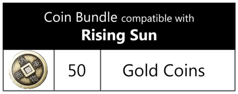 Top Shelf Gamer - Metal Coin Bundle compatible with Rising Sun™ (set of 50) Online now